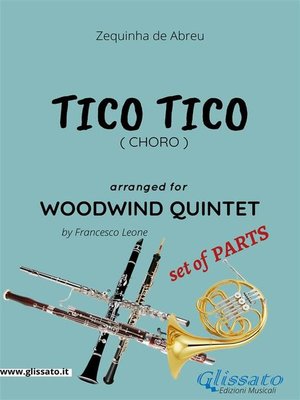 cover image of Tico Tico--Woodwind Quintet set of PARTS
